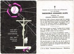 Alofs Theodorus Johannes 1890-1966