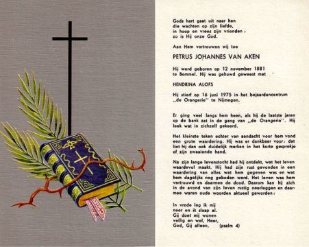 Aken Petrus Johannes van 1881-1975