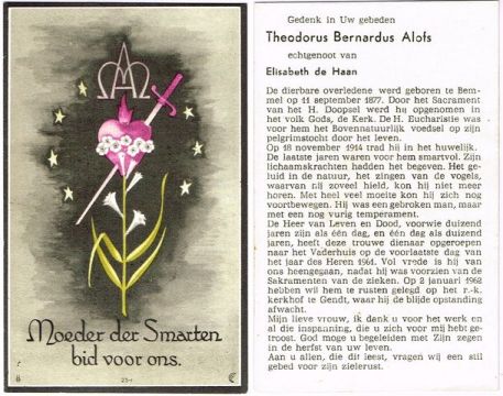 Alofs Theodorus Bernardus 1877-1961